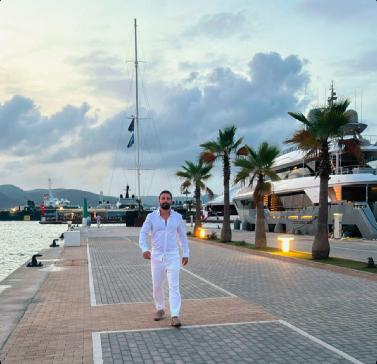 Oliver Muller at Ibiza Marina